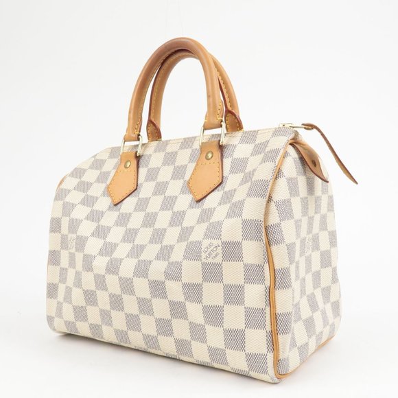 Speedy 25 Damier Azur Satchel Bag - Picture 3 of 12